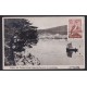 INDIOS YAGANAS PESCADOR DE CENTOLLAS TIERRA DEL FUEGO ANTIGUA TARJETA POSTAL